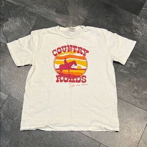 Country Road White T-Shirt